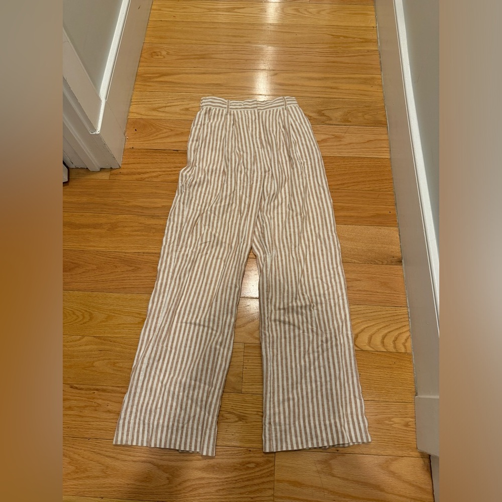 Abercrombie Striped Linen Pants